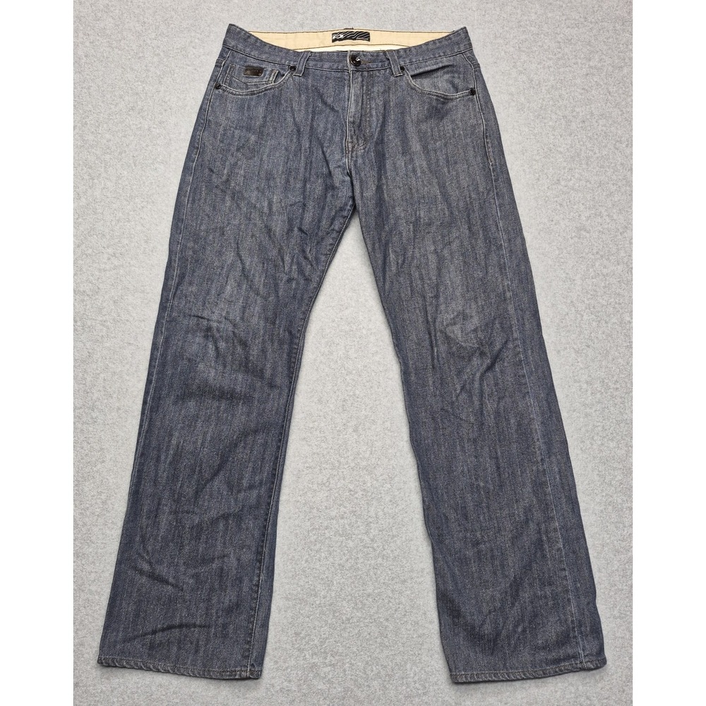 Vintage Oakley Jeans Mens 32x31 Blue Wide Leg Baggy Skate Streetwear Pants Y2K